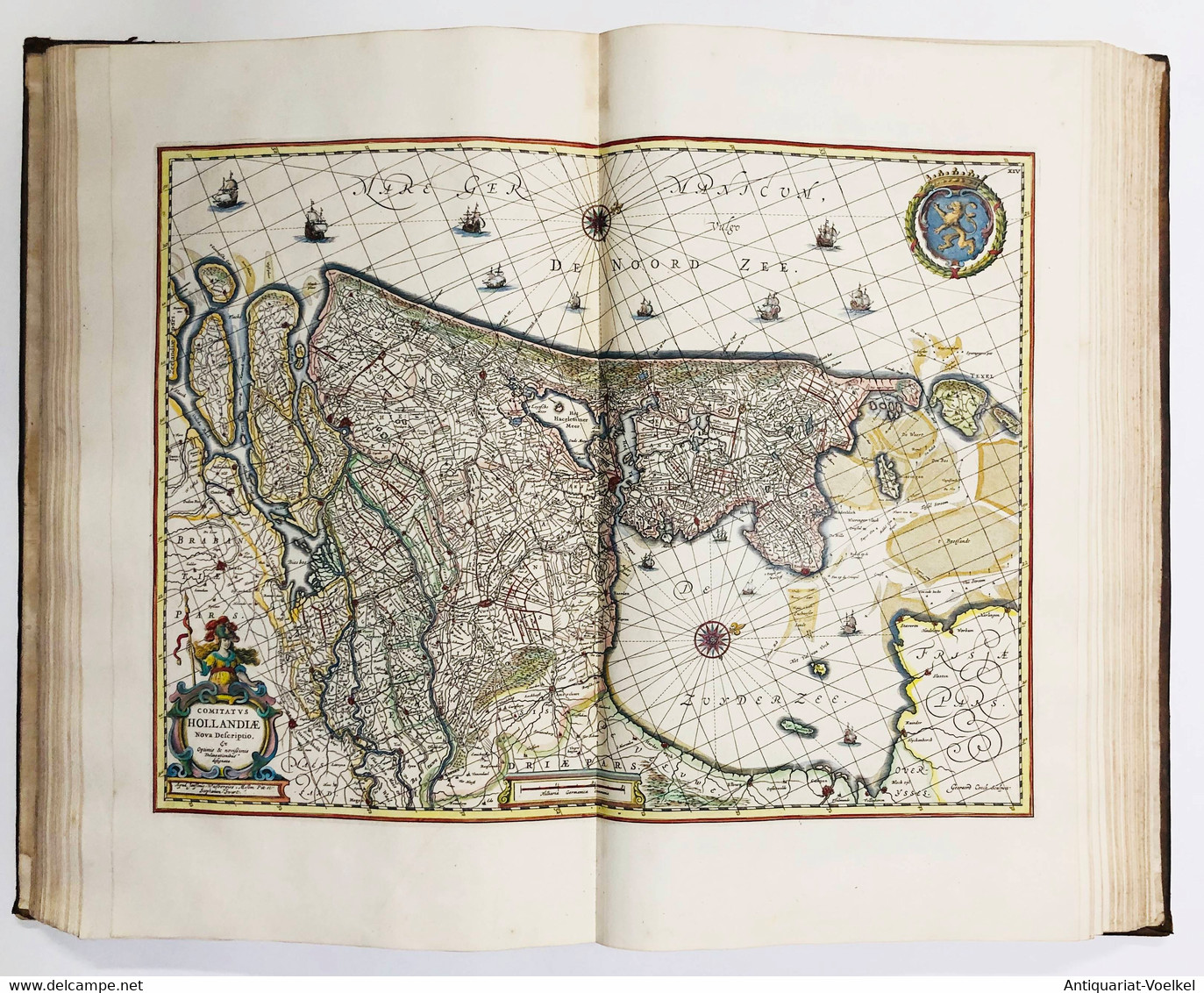 The English Atlas Volume IV. Containing The Description Of The Seventeen Provinces Of The Low-Countries, Or Ne - Rare