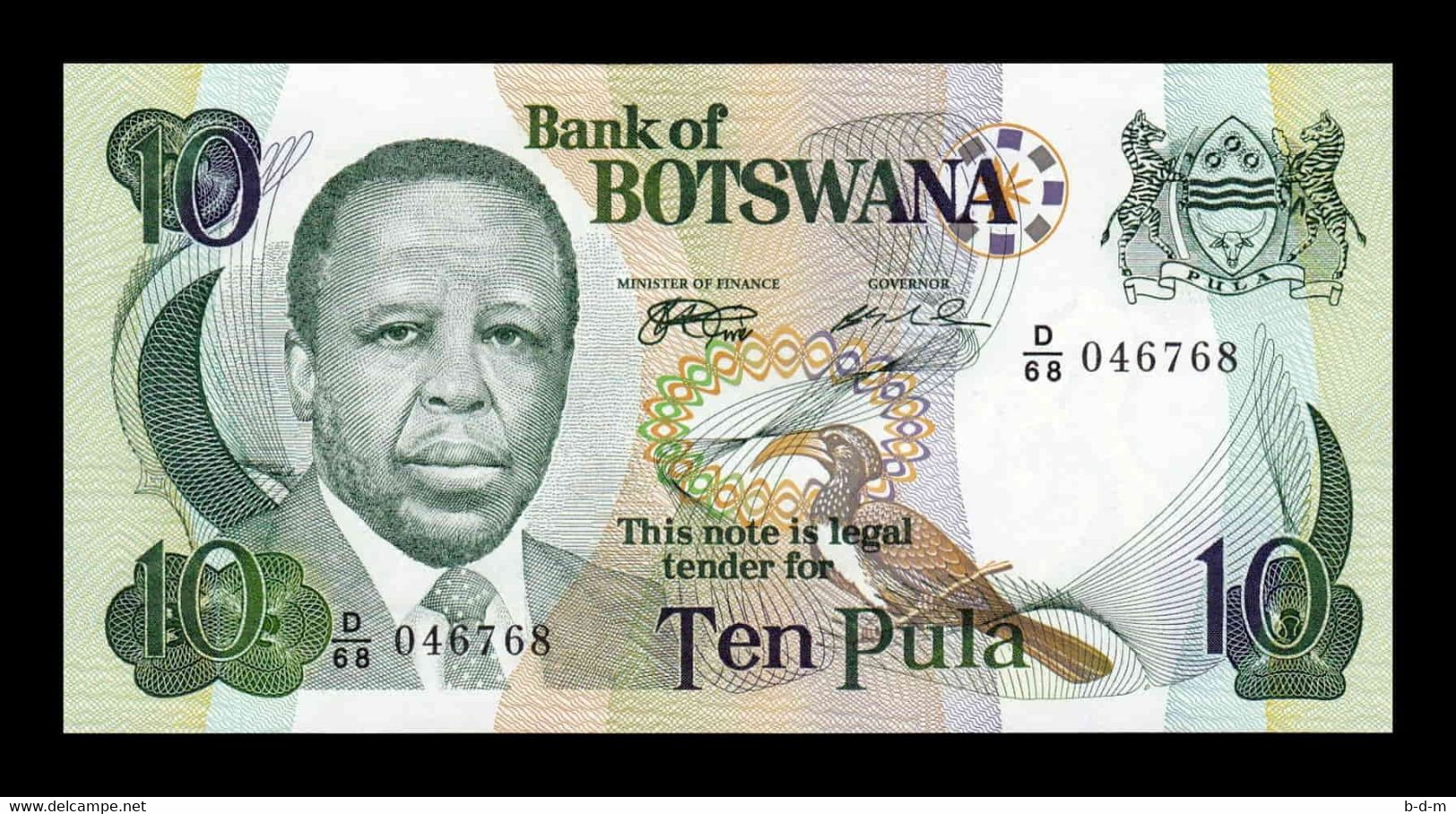 Botswana 10 Pula 1999 Pick 20a SC UNC - Botswana