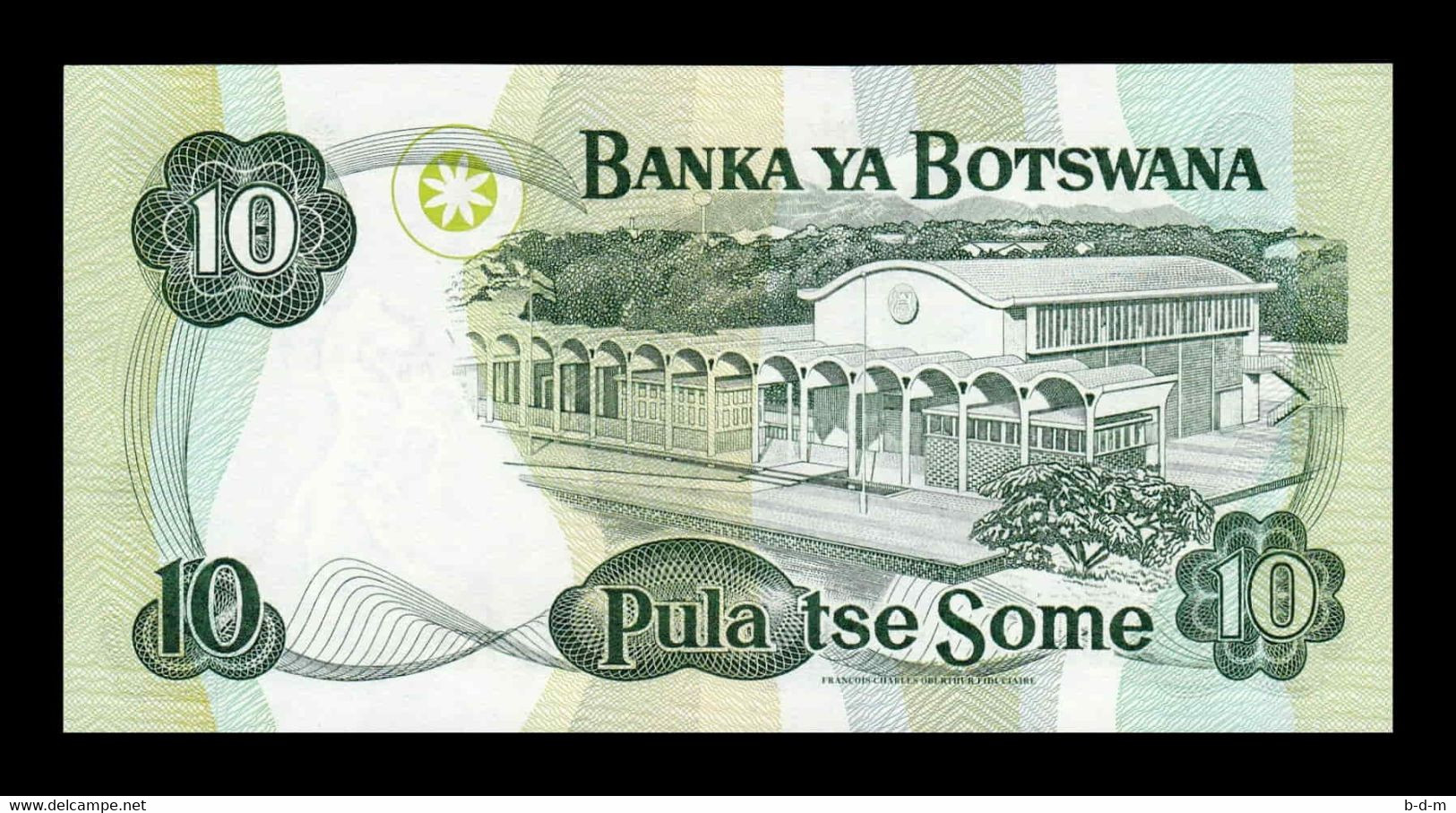 Botswana 10 Pula 1999 Pick 20a SC UNC - Botswana