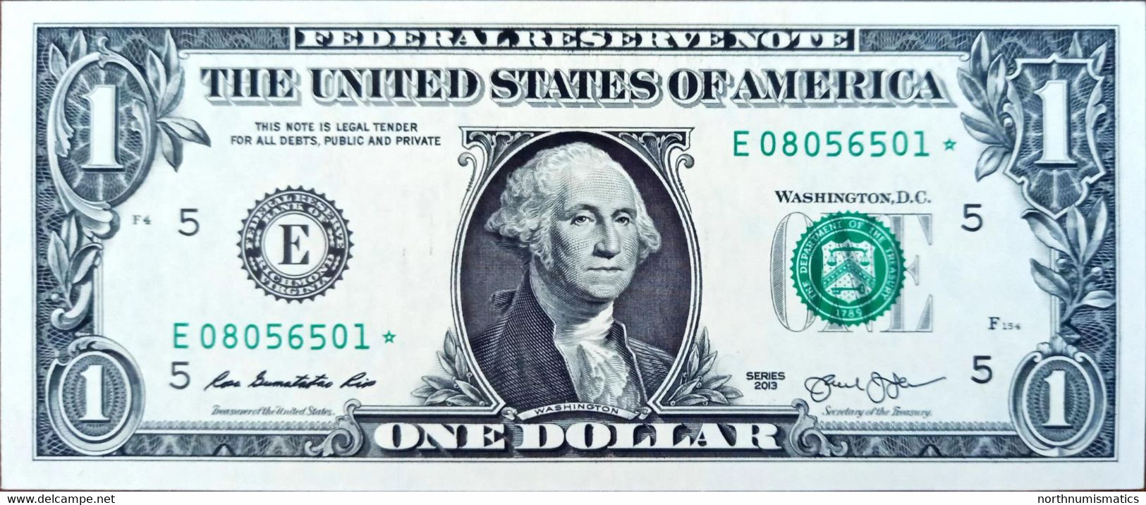 United States Of America 1 Dollar 2013   E Replacement Unc - Sets & Sammlungen
