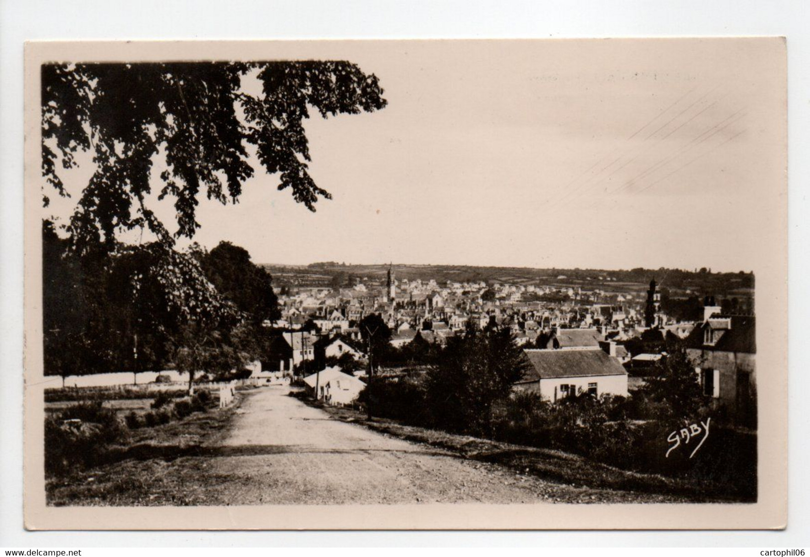 - CPSM LANDERNEAU (29) - Vue Générale Prise Du Pencran 1950 - Edition GABY N° 4 - - Landerneau