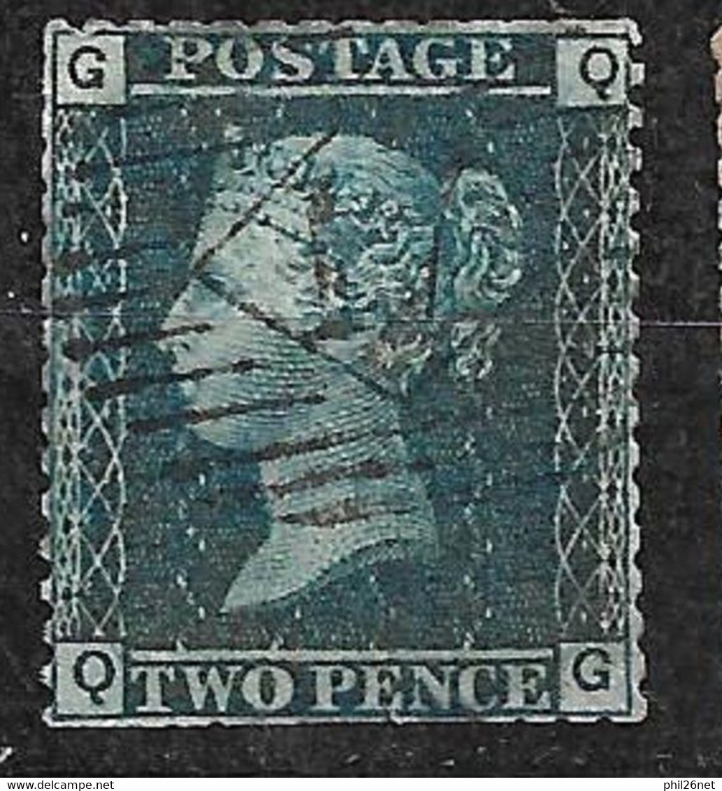 Grande Bretagne  UK    N° 27  Planche  N° 7  Oblitéré     B//  TB      - Used Stamps