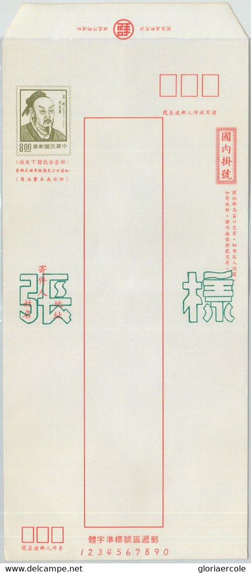 79123 - CHINA Taiwan - POSTAL HISTORY -  STATIONERY COVER  Overprinted SPECIMEN - Enteros Postales