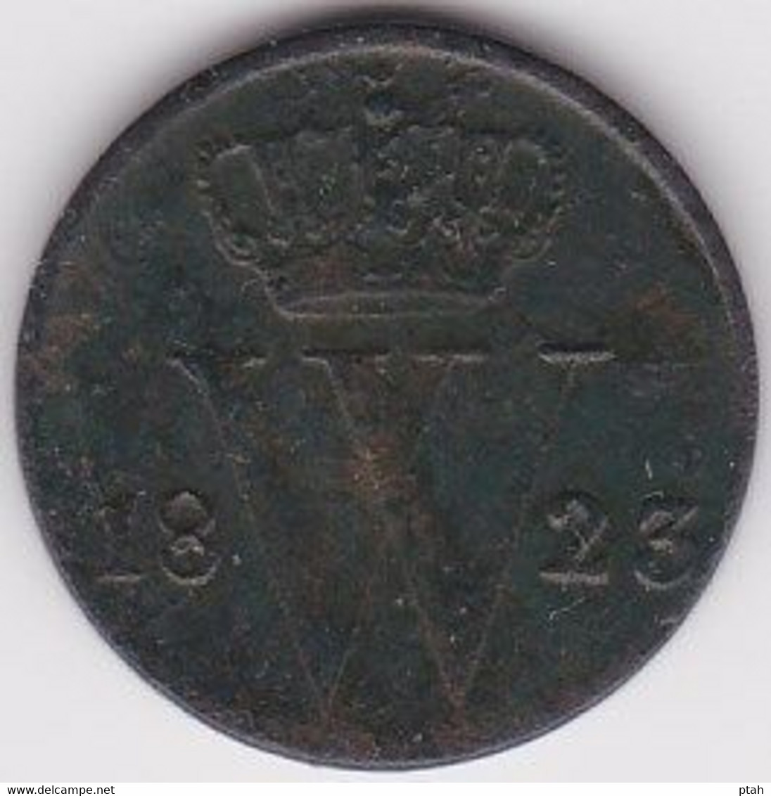 NEDERLAND, 1/2 Cent 1823 B - 1815-1840: Willem I.