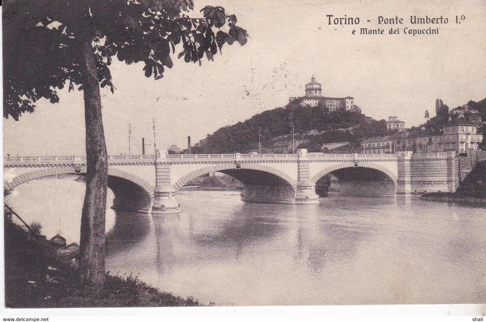 CPA TORINO PONTE UMBERTO 1 MONTE DEL CAPUCCINI - Bridges