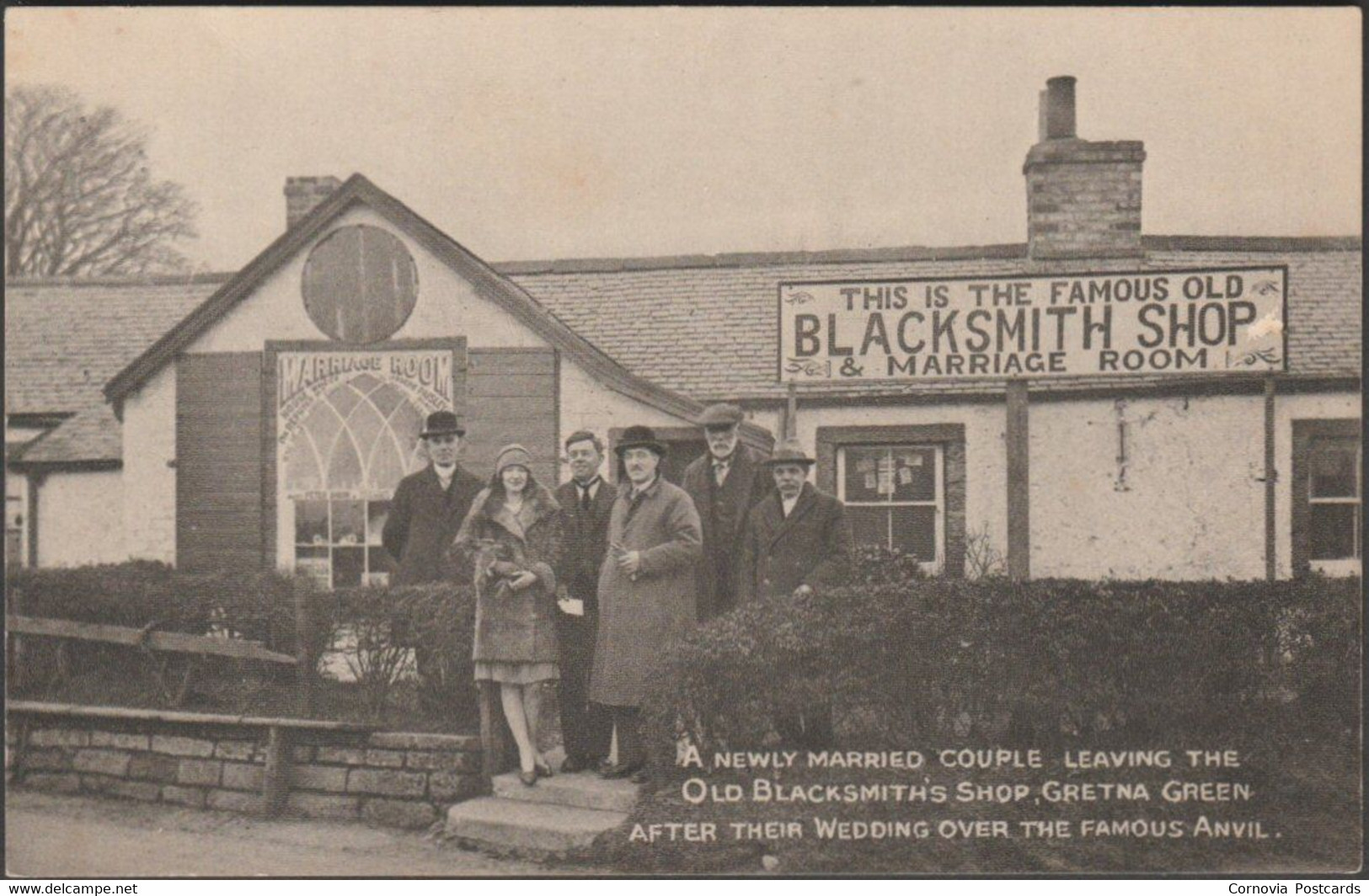 Old Blacksmith's Shop, Gretna Green, C.1920s - Postcard - Dumfriesshire