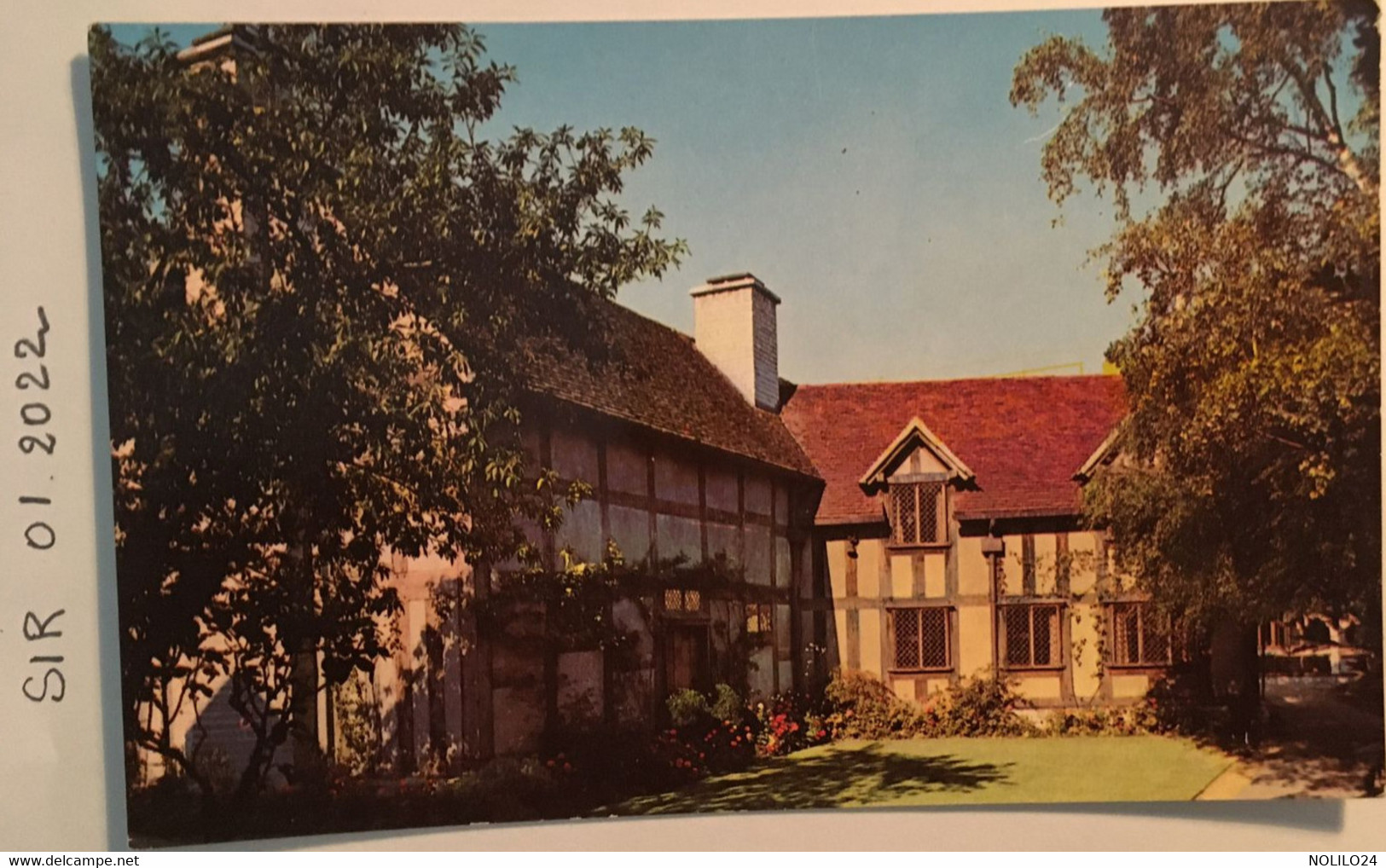 Cpsm, STRATFORD Upon AVON, Shakespeare's Birthplace From The Garden, éd Cotman Color Series UK England - Stratford Upon Avon