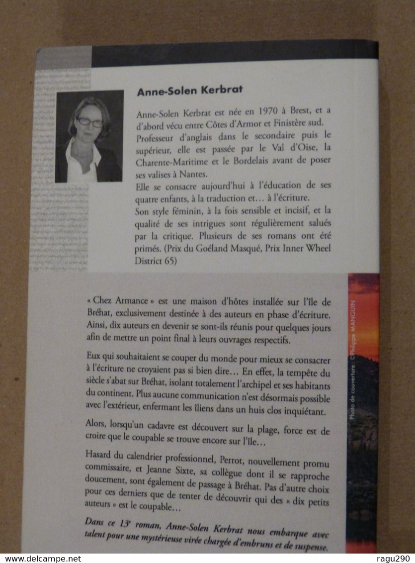 L ARCHIPEL DES SECRETS  Par ANNE SOLEN KERBRAT  éditions PALEMON  Policier Breton - Trévise, Ed. De