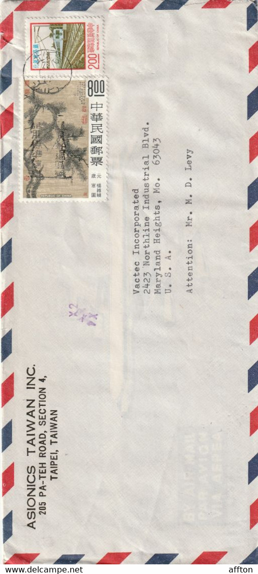 Taiwan Old Cover Mailed - Brieven En Documenten