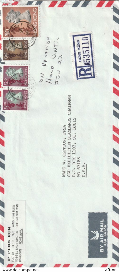 Hong Kong China Cover Mailed - Brieven En Documenten