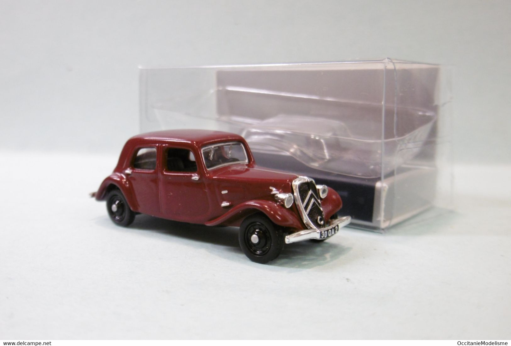 Norev - CITROEN TRACTION 11 AL 1938 Bordeaux Réf. 153008 Neuf NBO HO 1/87 - Véhicules Routiers