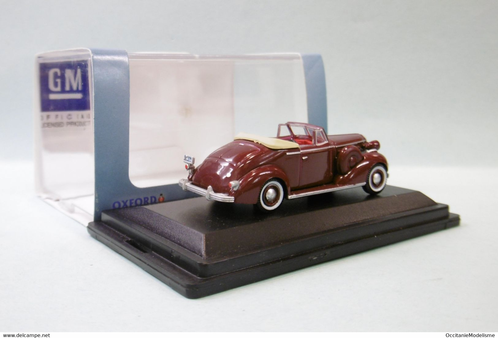 Oxford - BUICK SPECIAL Convertible Coupe 1936 Bordeaux Voiture US Neuf HO 1/87 - Véhicules Routiers