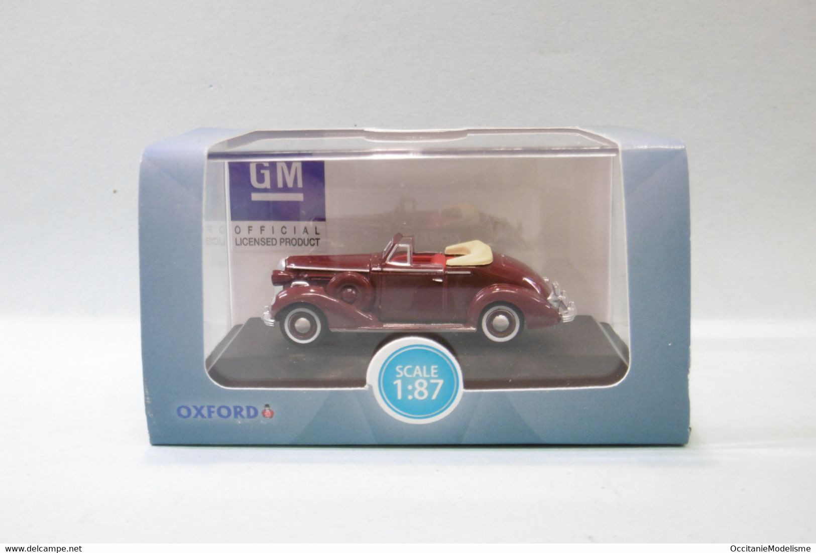 Oxford - BUICK SPECIAL Convertible Coupe 1936 Bordeaux Voiture US Neuf HO 1/87 - Strassenfahrzeuge