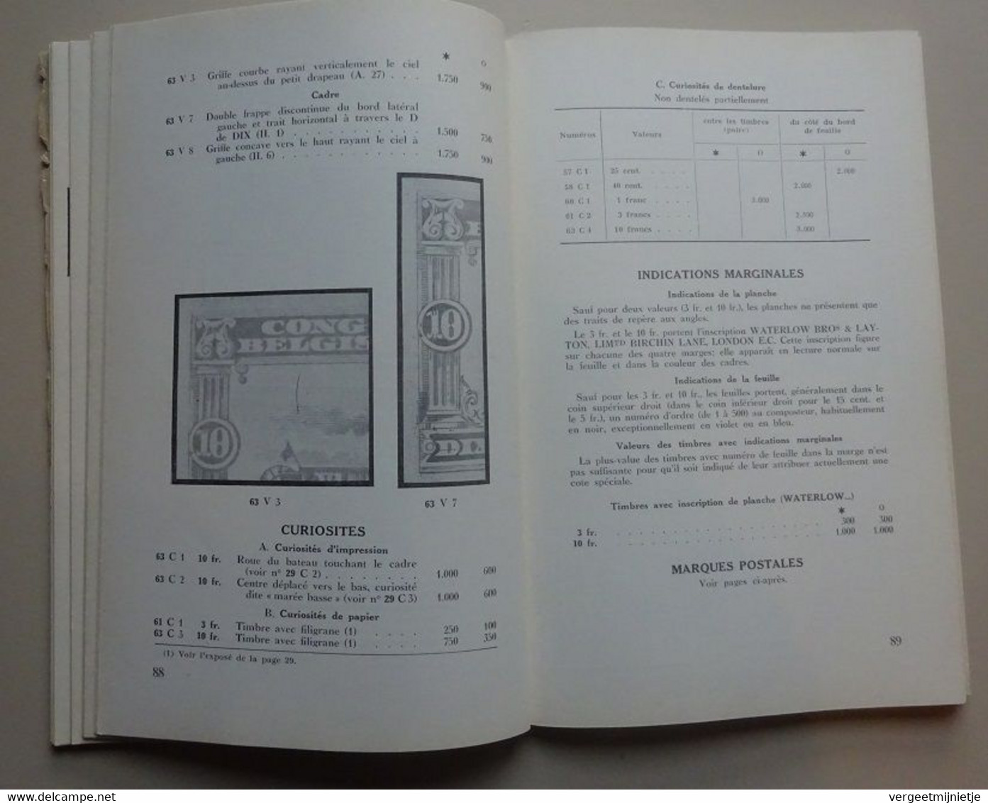 BELGIE  Catalogus Willy Balasse  Tome III  1949   Congo Belge - Autres & Non Classés