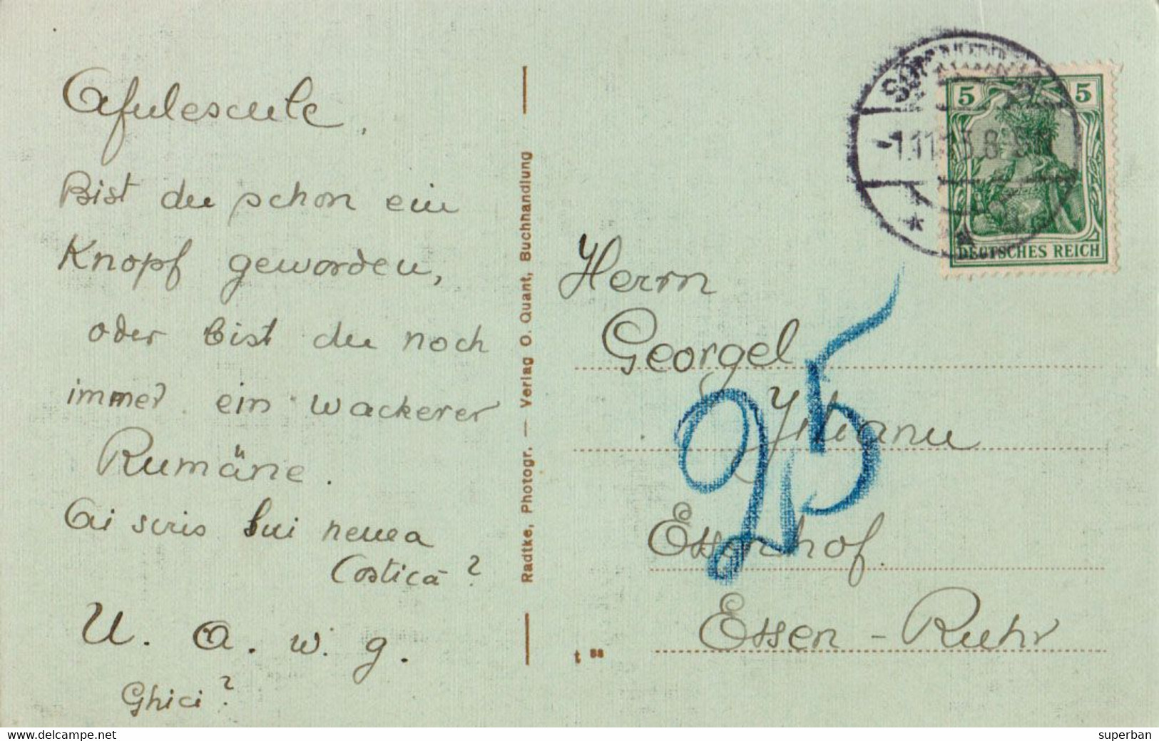 SÖMMERDA - ANNÉE / YEAR ~ 1910 / MAILED In 1913 (ai834) - Soemmerda