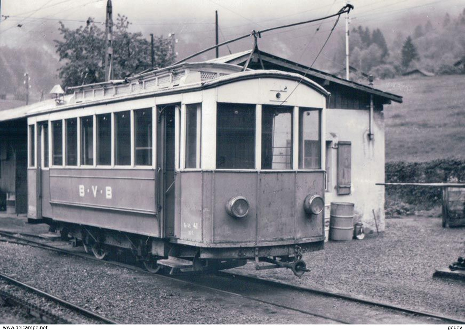 Chemin De Fer Suisse Bex-Villars-Bretaye, Train à Bévieux, Photo 1960, BVA BVB 159.6 - Villars-les-Moines