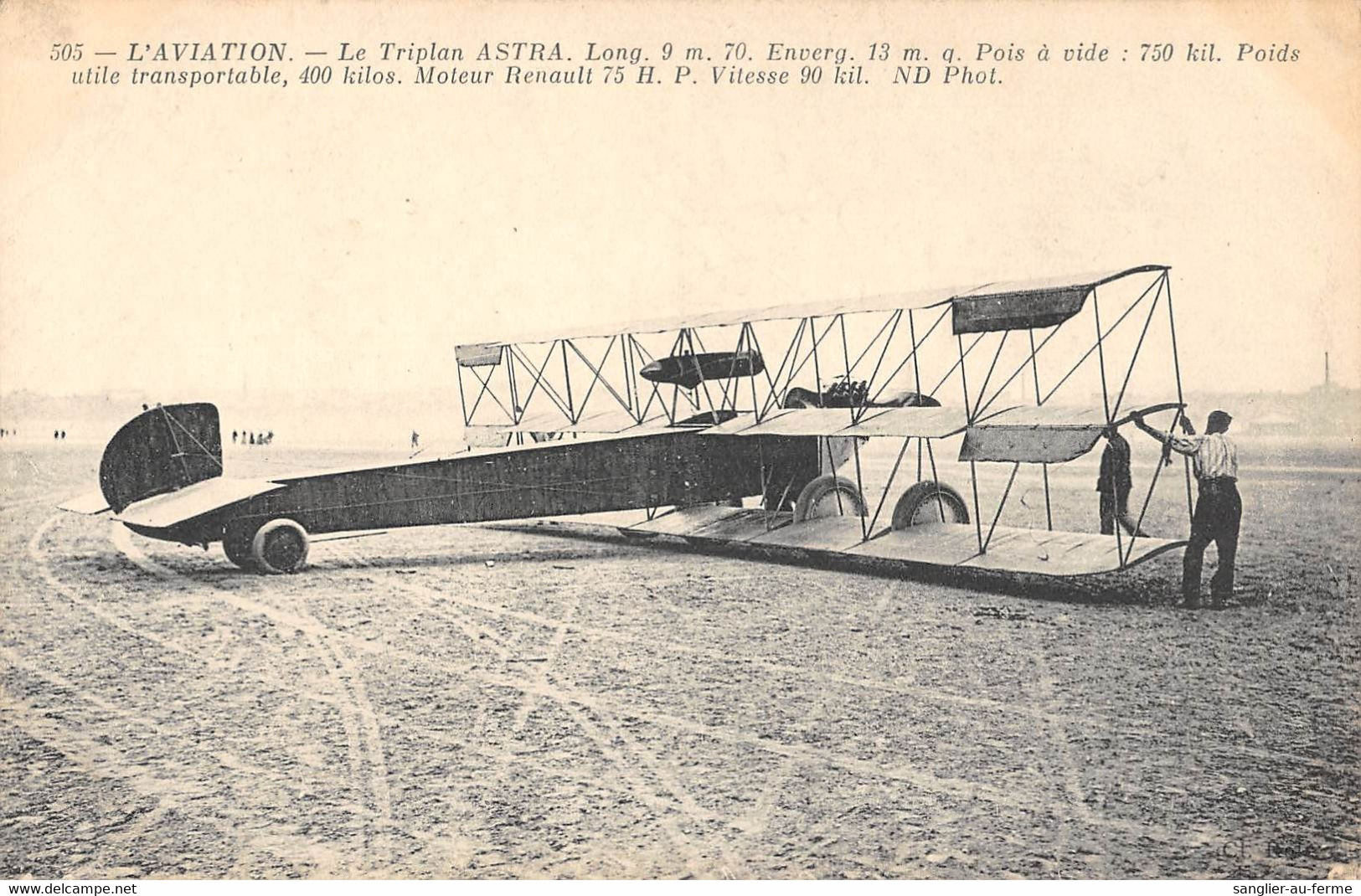 CPA AVIATION TRIPLAN ASTRA - ....-1914: Precursori