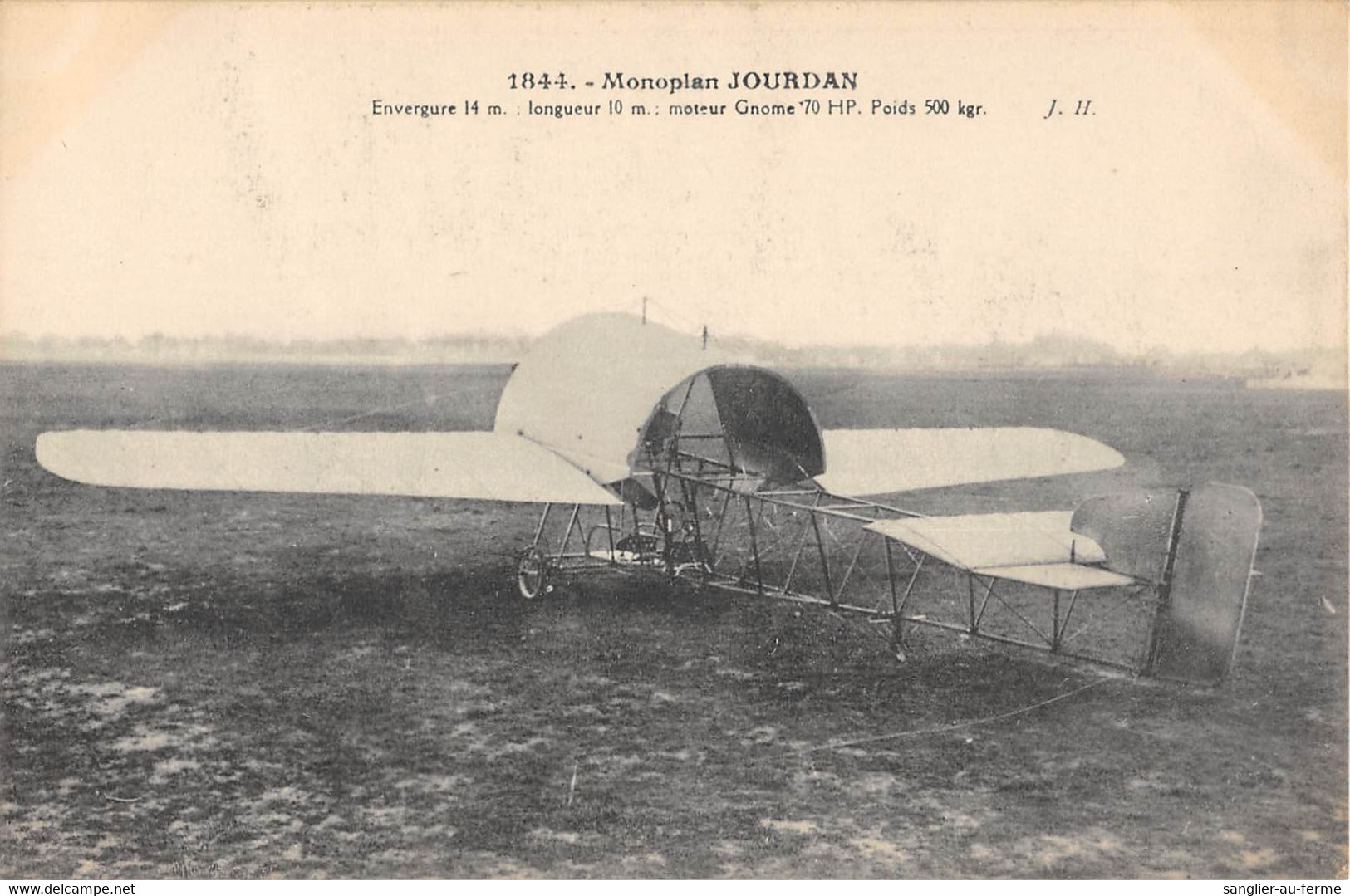 CPA AVIATION MONOPLAN JOURDAN - ....-1914: Précurseurs