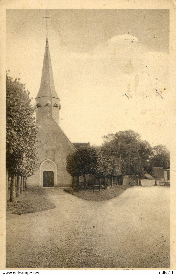 28 - Montigny Sur Avre - Place De L'église - Montigny-sur-Avre