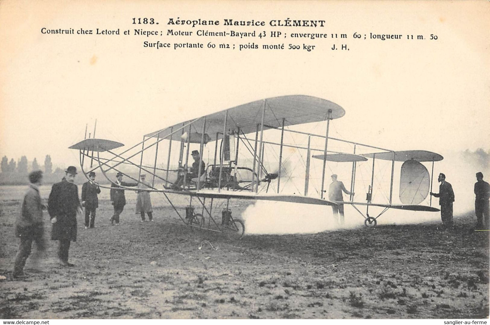 CPA AVIATION AEROPLANE MAURICE CLEMENT - ....-1914: Precursori
