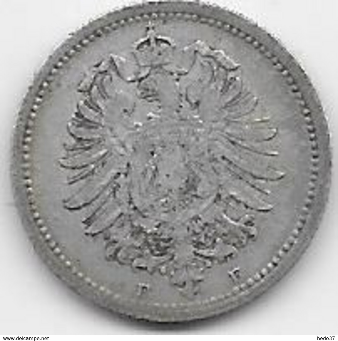 Allemagne - 20 Pfennig 1876 F - Argent - 20 Pfennig