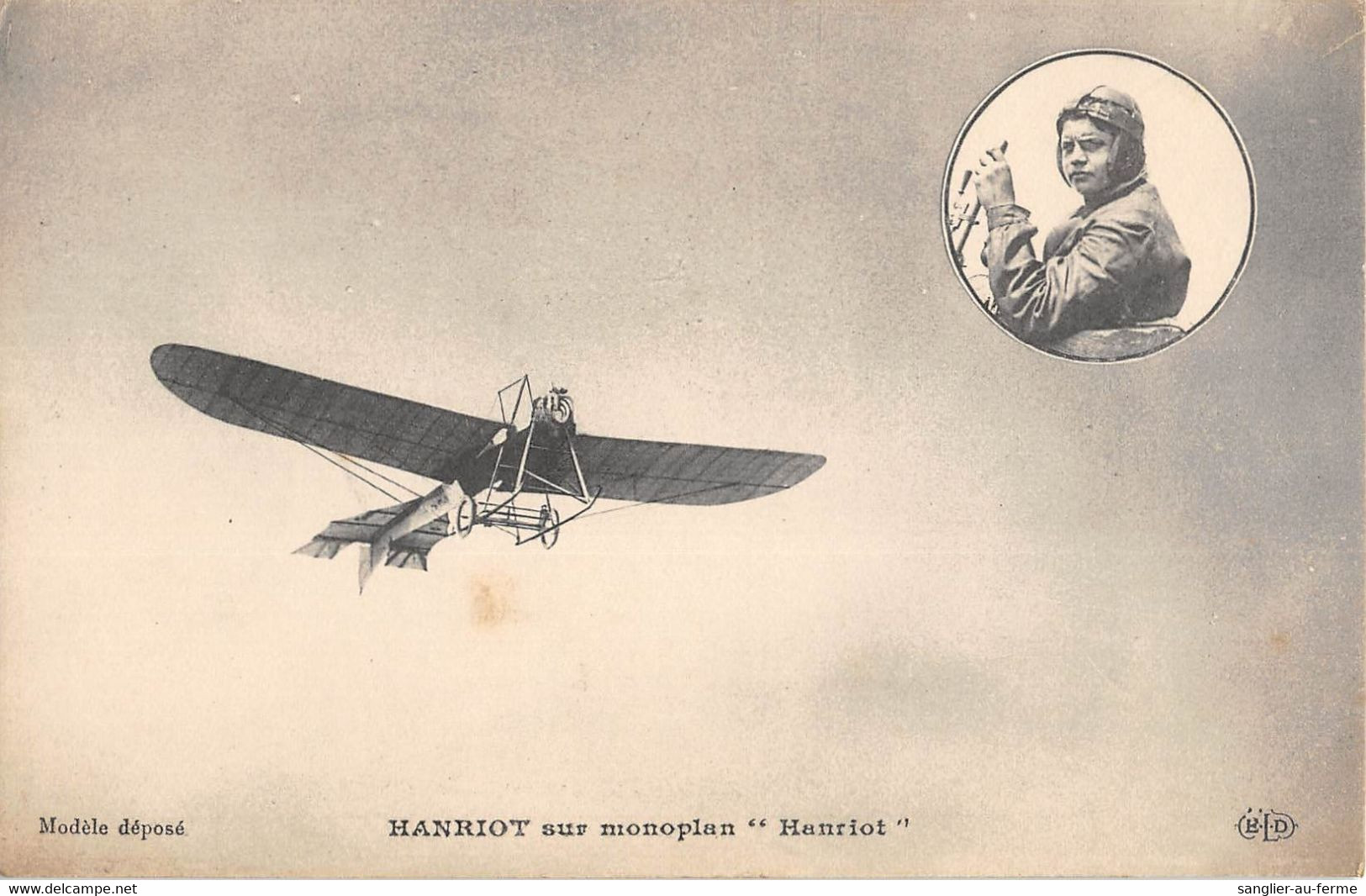 CPA AVIATION HANRIOT SUR MONOPLAN HANRIOT - ....-1914: Vorläufer