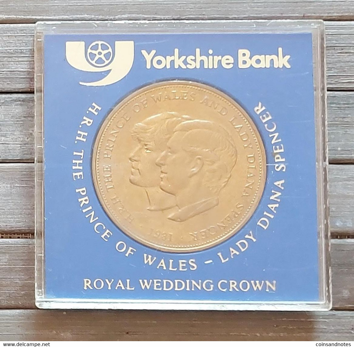 UK 1981 - Royal Wedding Charles & Diana - 25 Pence - Elizabeth II - KM# 925 - In Case - 20 Pence