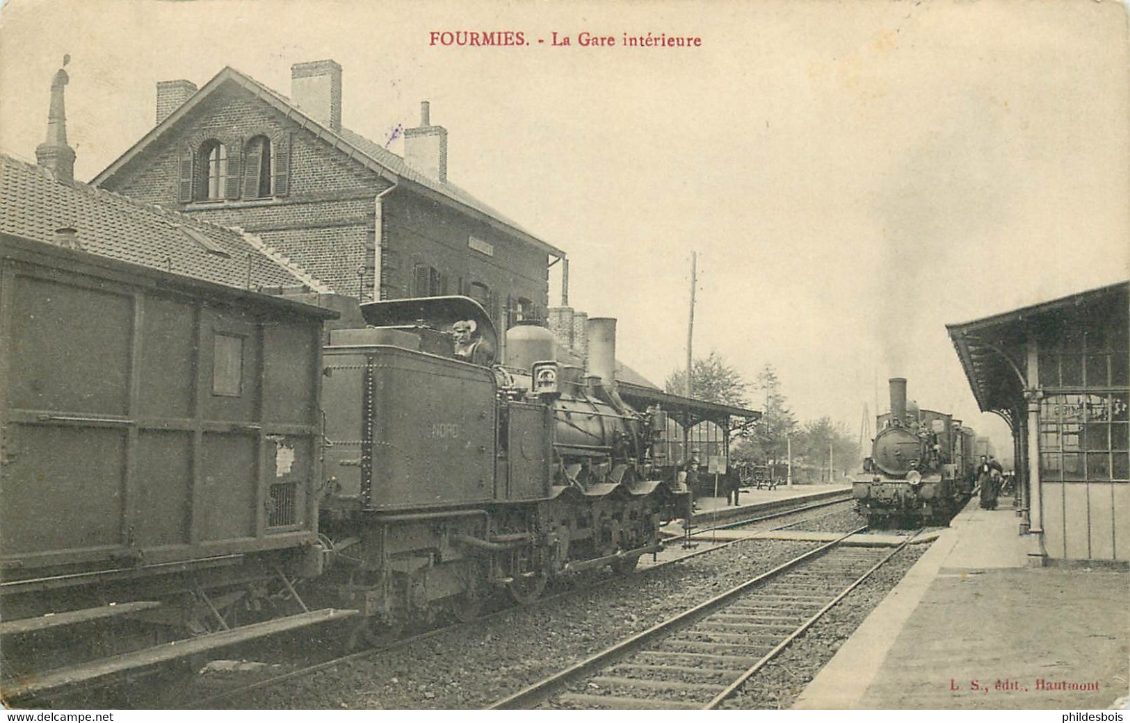 NORD  FOURMIES La Gare Intérieure - Fourmies