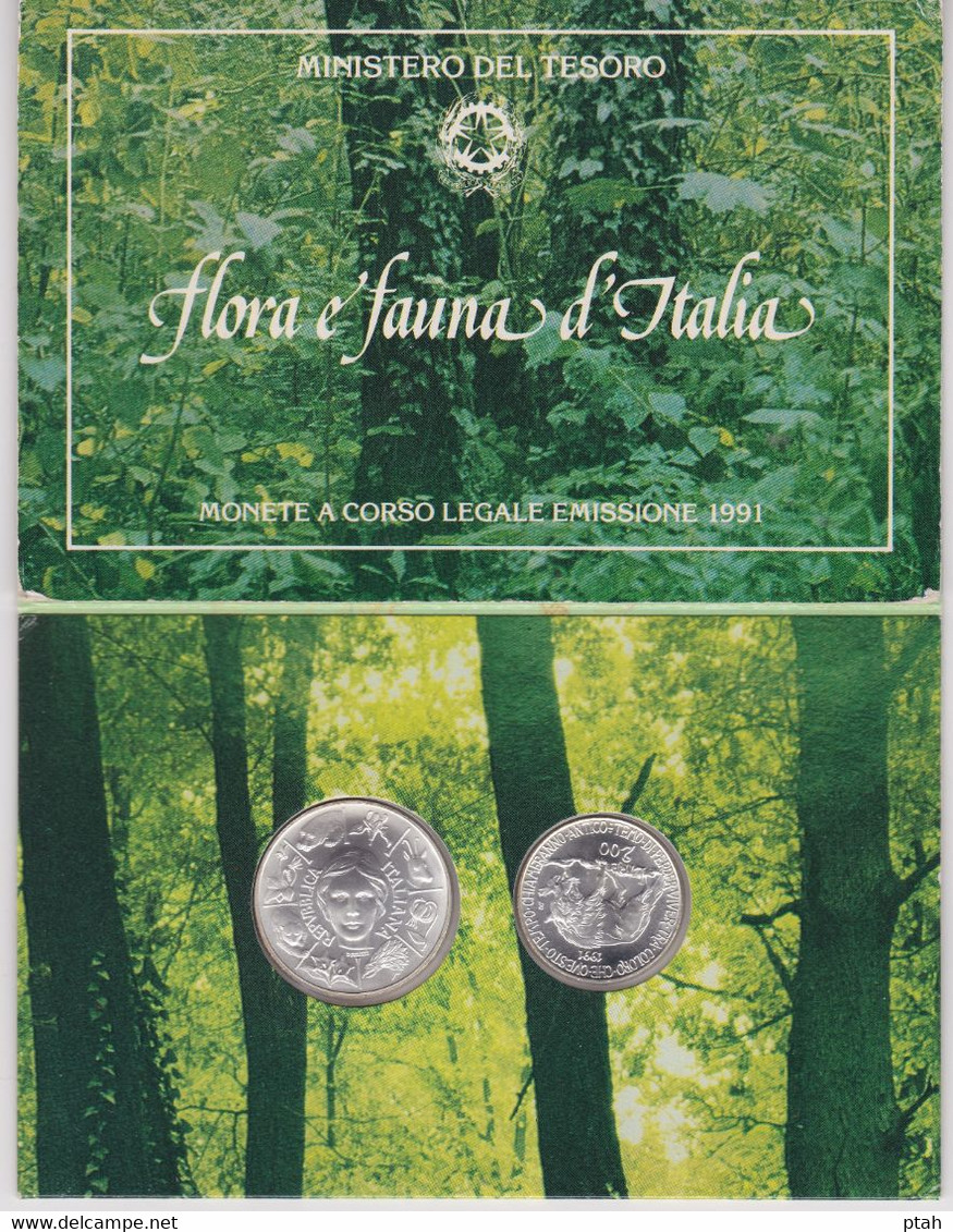 ITALIA, Mint Set 1991 - Jahressets & Polierte Platten