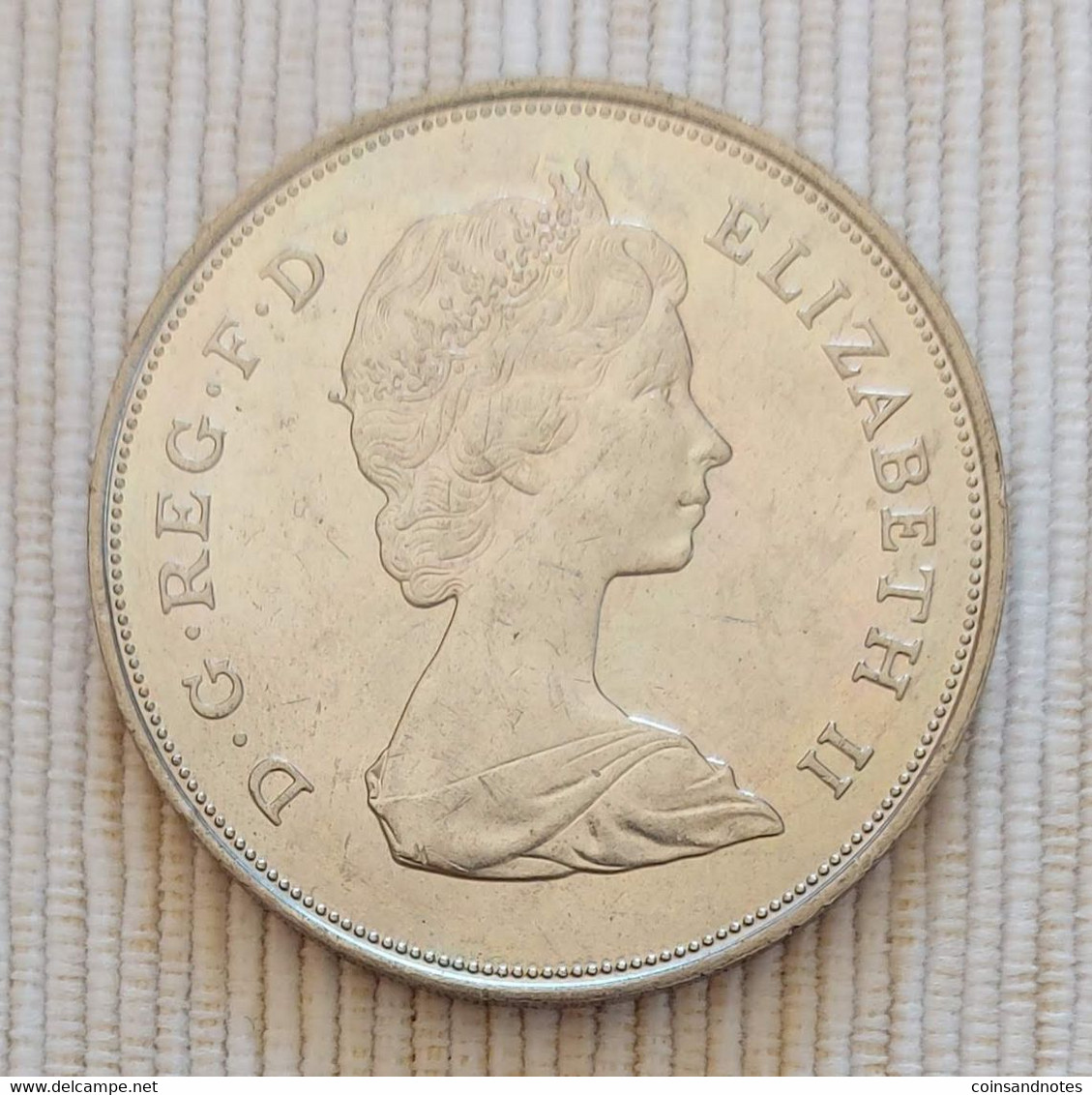UK 1981 - Royal Wedding Charles & Diana - 25 Pence - Elizabeth II - KM# 925 - 25 New Pence