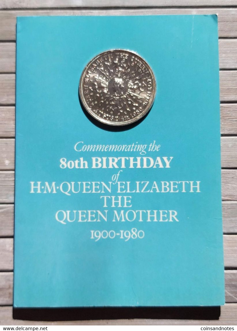 UK 1980 - 25 Pence - 80th Birthday Elizabeth II The Queen Mother - KM# 921 - 25 New Pence