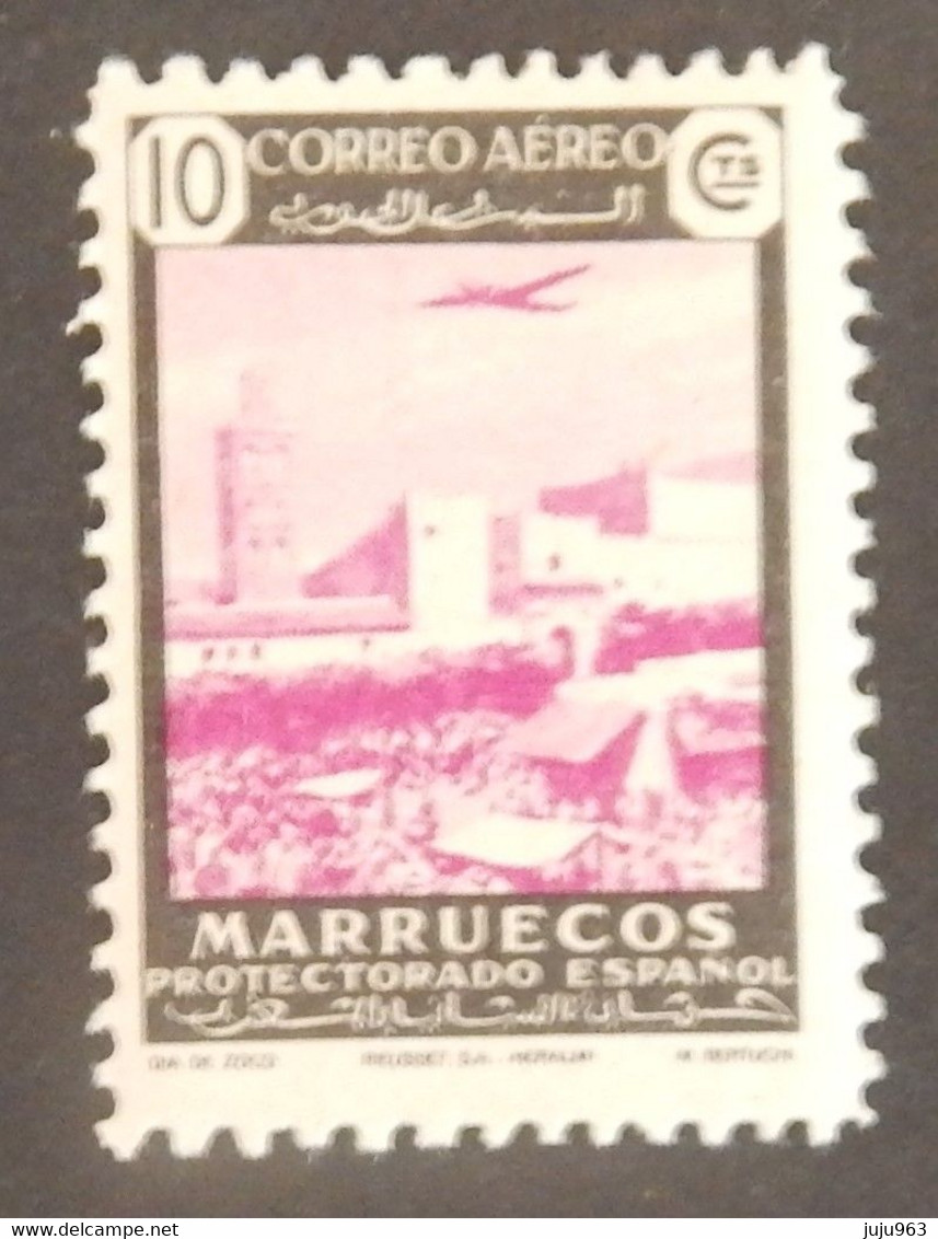 MAROC ESPAGNOL YT PA 57 NEUF*MH ANNÉE 1949 - Marruecos Español