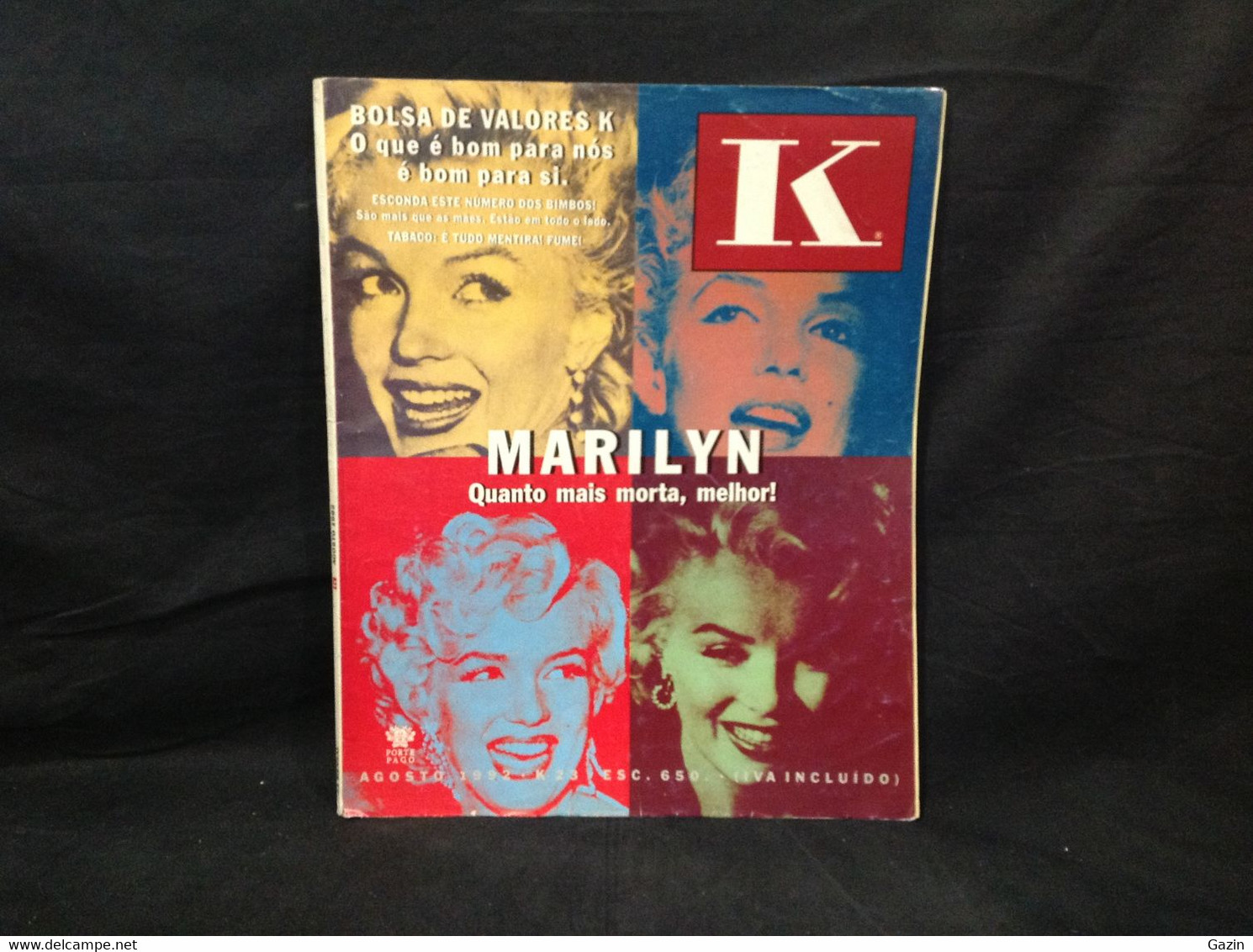 C3 - Revista * Magazine * Marilyn Monroe - Portugal - 1992 - Cinéma & Télévision