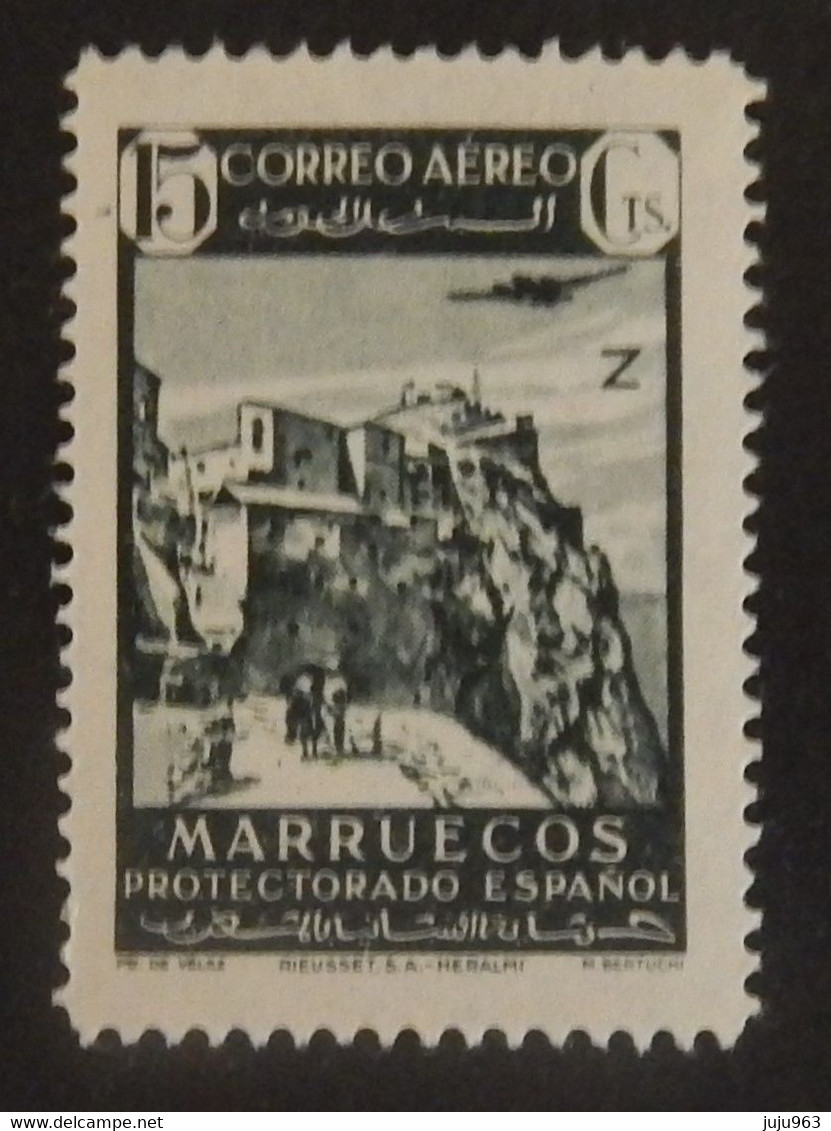 MAROC ESPAGNOL YT PA 51 NEUF**MNH "PIC DE VELEZ" ANNÉE 1942 - Marruecos Español