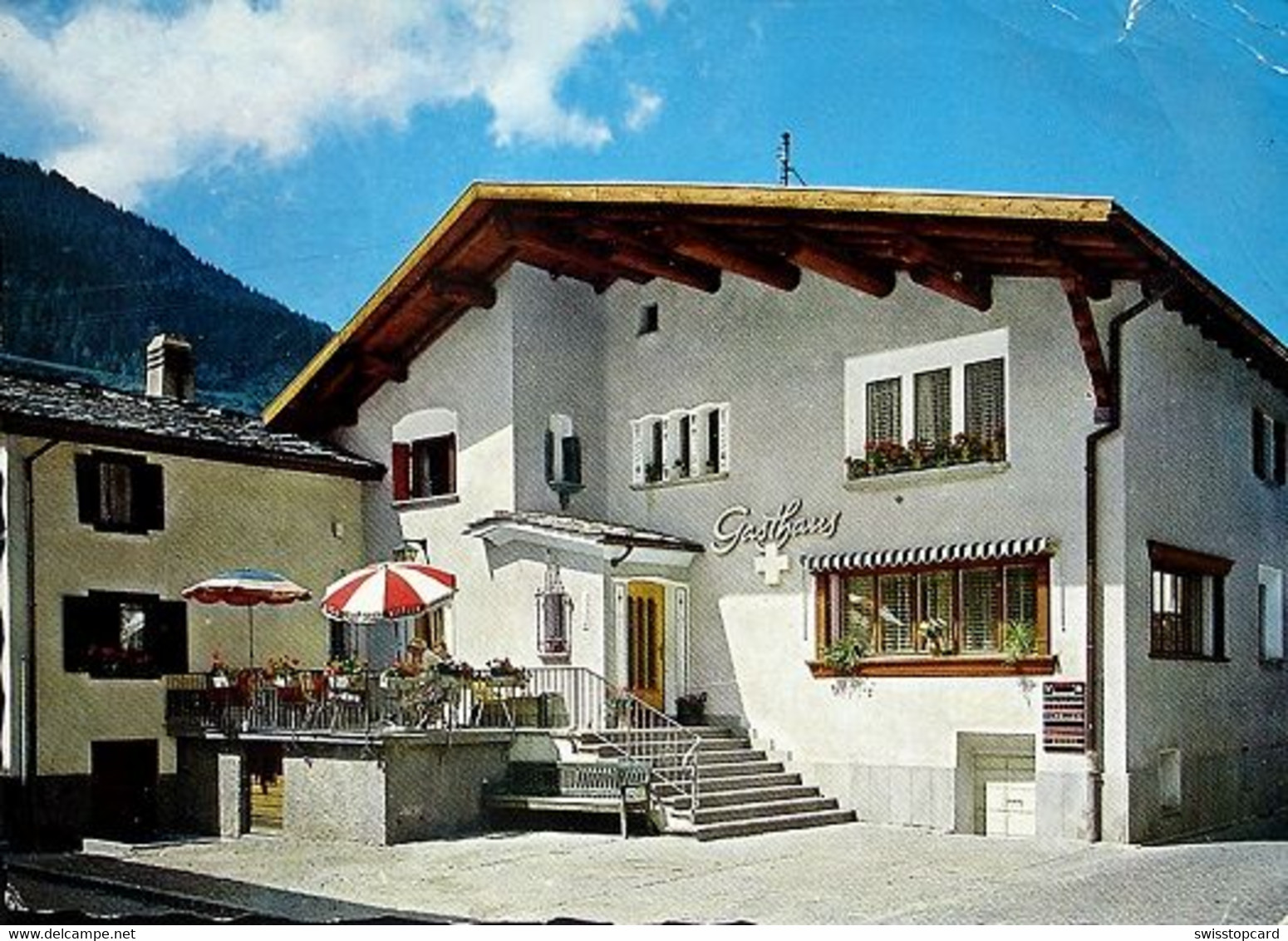 ANDEER Gr. Gasthaus U. Pension Weisses Kreuz Fam. Joos-Mani - Andeer