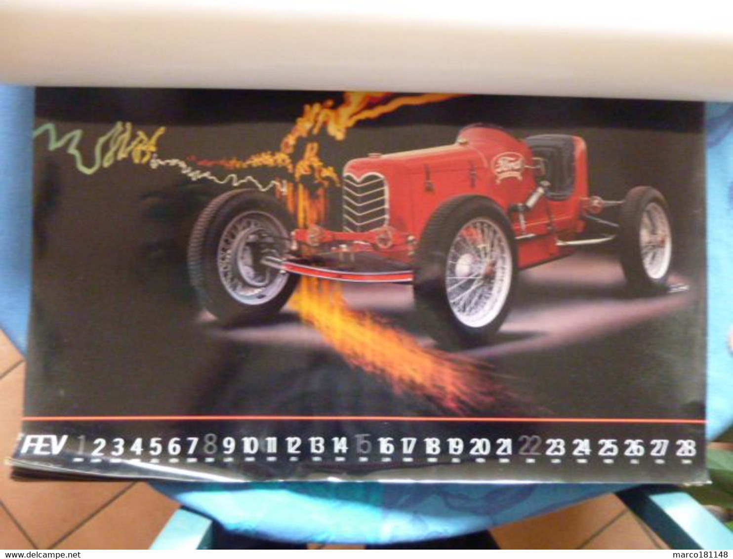 Calendrier 1987 - FORD - Grand Format : 1981-90