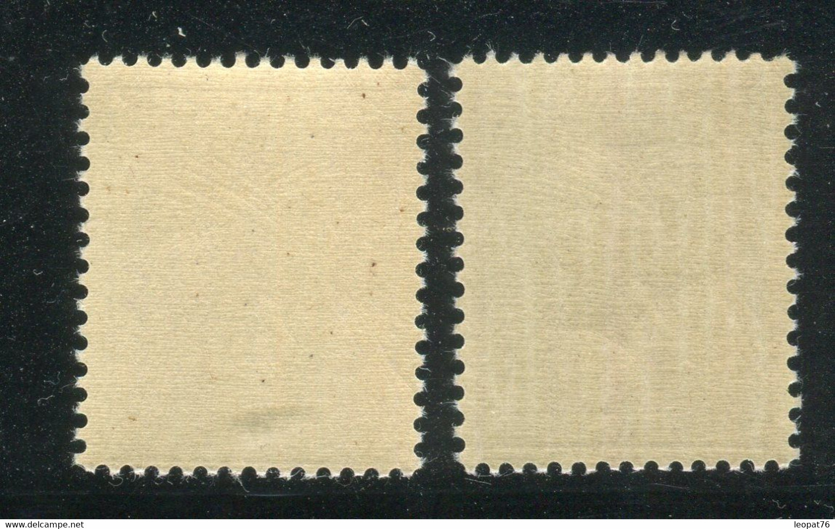 Variété Taxe N°74 - 1 Ex. Violet Pâle + 1 Normal Violet Foncé - Neufs ** - Réf V 896 - Unused Stamps