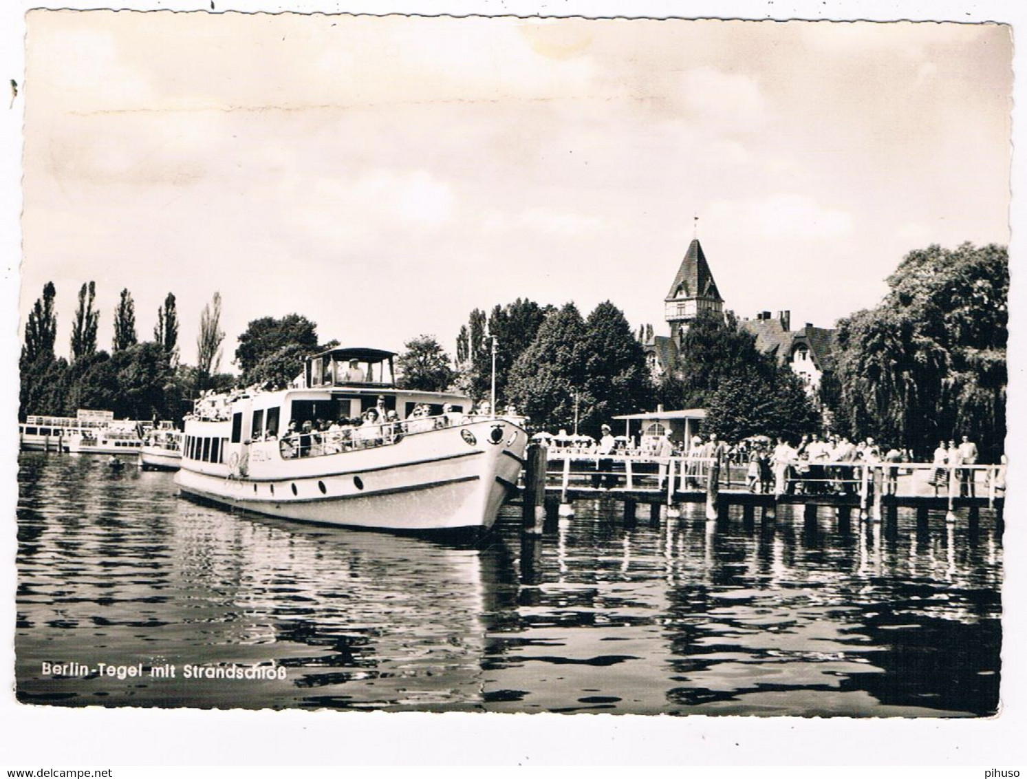 D-13544   BERLIN-TEGEL : Mit Strandschloss - Tegel