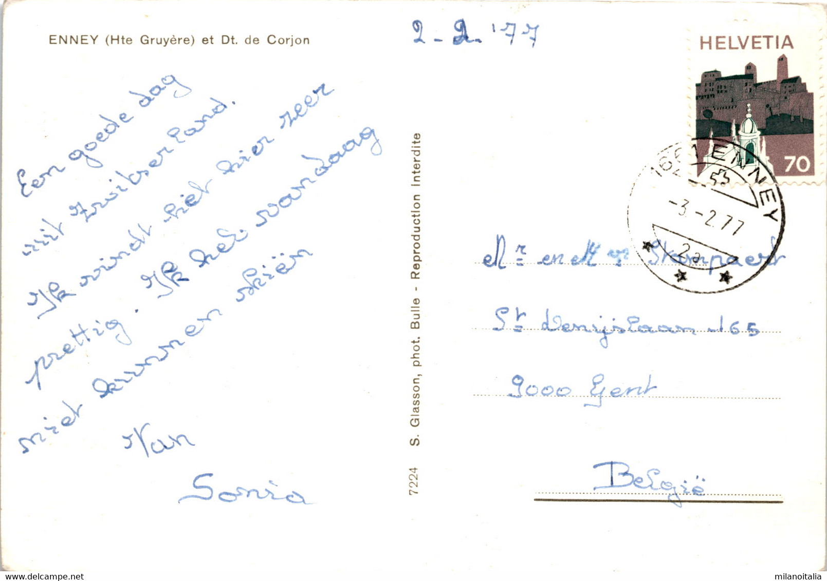 Enney Et Dt. De Corjon (7224) * 3. 2. 1977 - Enney