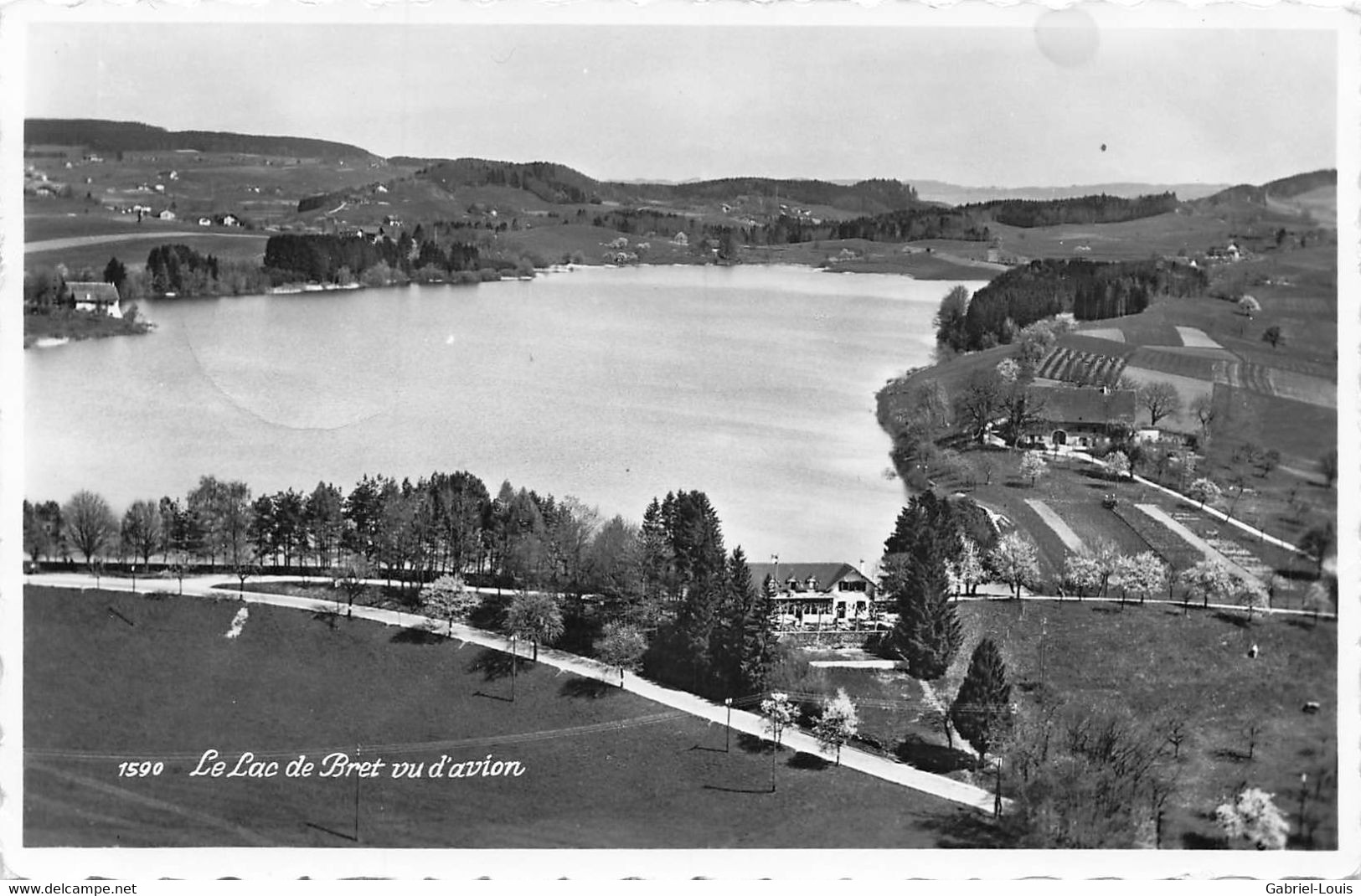 Lac De Bret Vu D'avion Puidoux - Puidoux