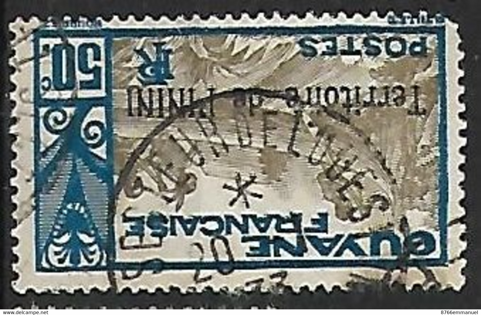 ININI N°12 Avec Oblitération "Secteur De L'Ouest" - Used Stamps