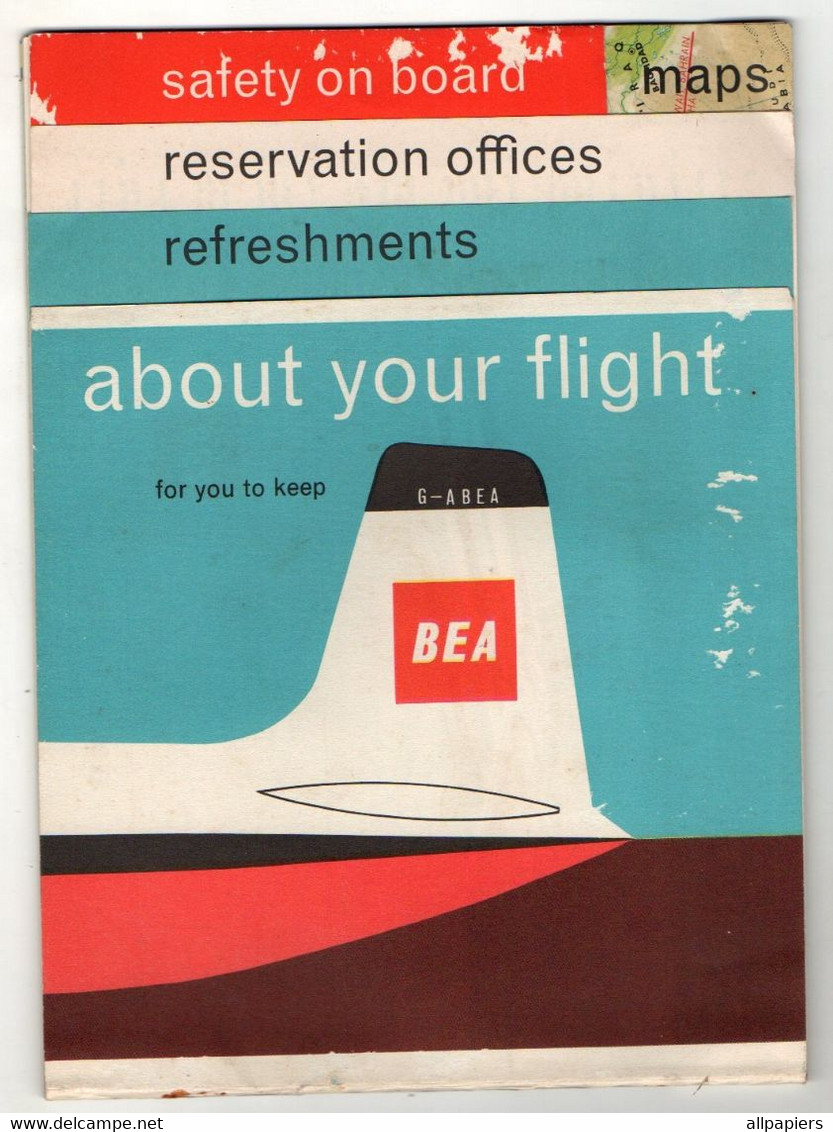 Safety On Board - Maps - Reservation Offices - About Your Flight For You To keep BEA - Format : 23x16.5 Cm - Manuales