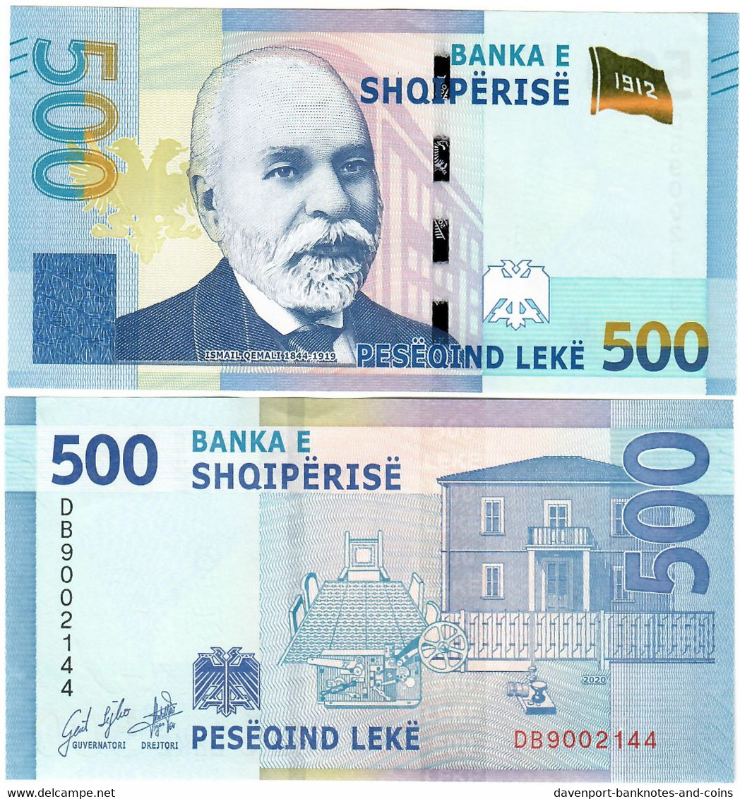 Albania 500 Lek 2020 (2022) UNC  **BRAND NEW - Albania