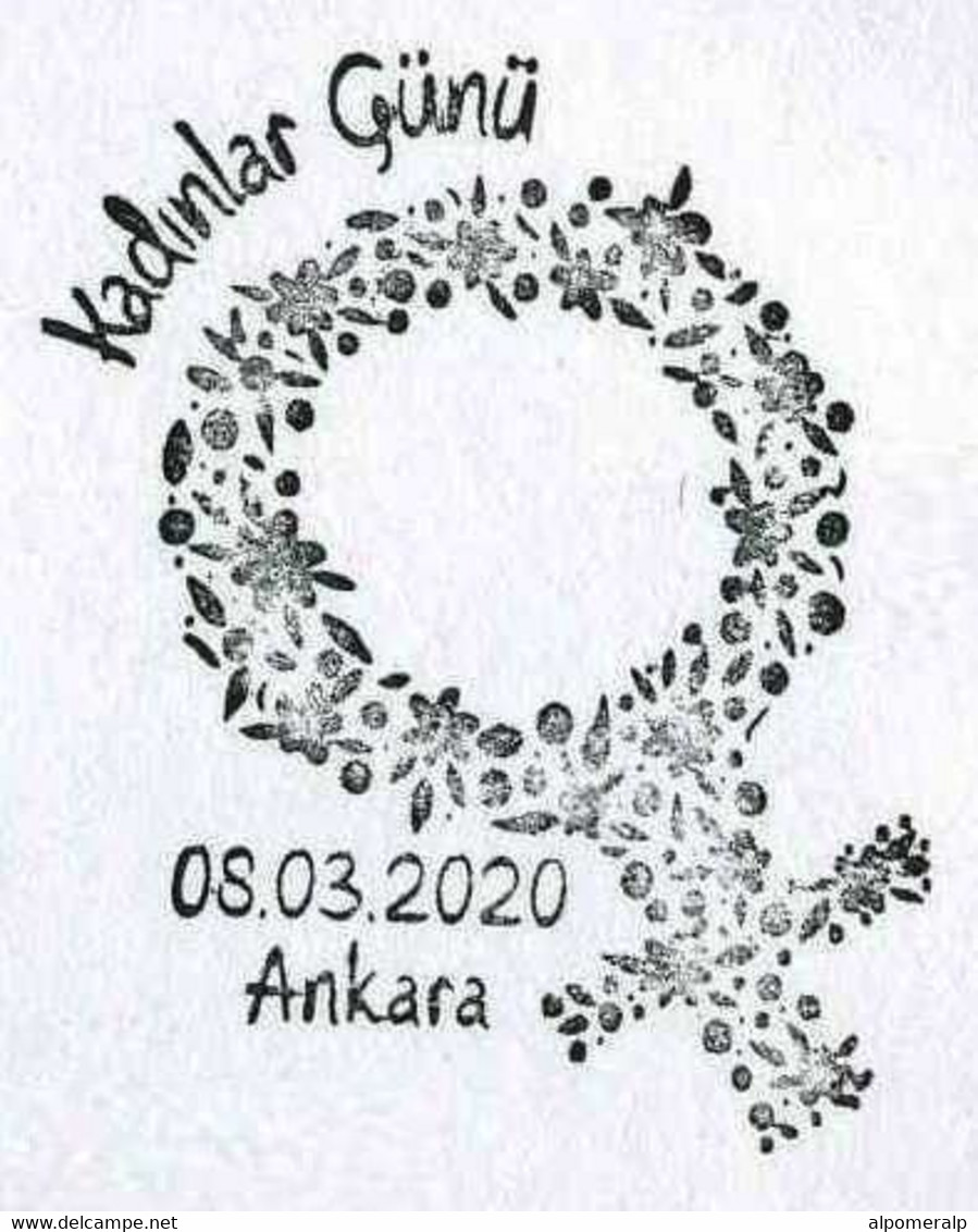Türkiye 2020 Women's Day, Special Cover - Lettres & Documents