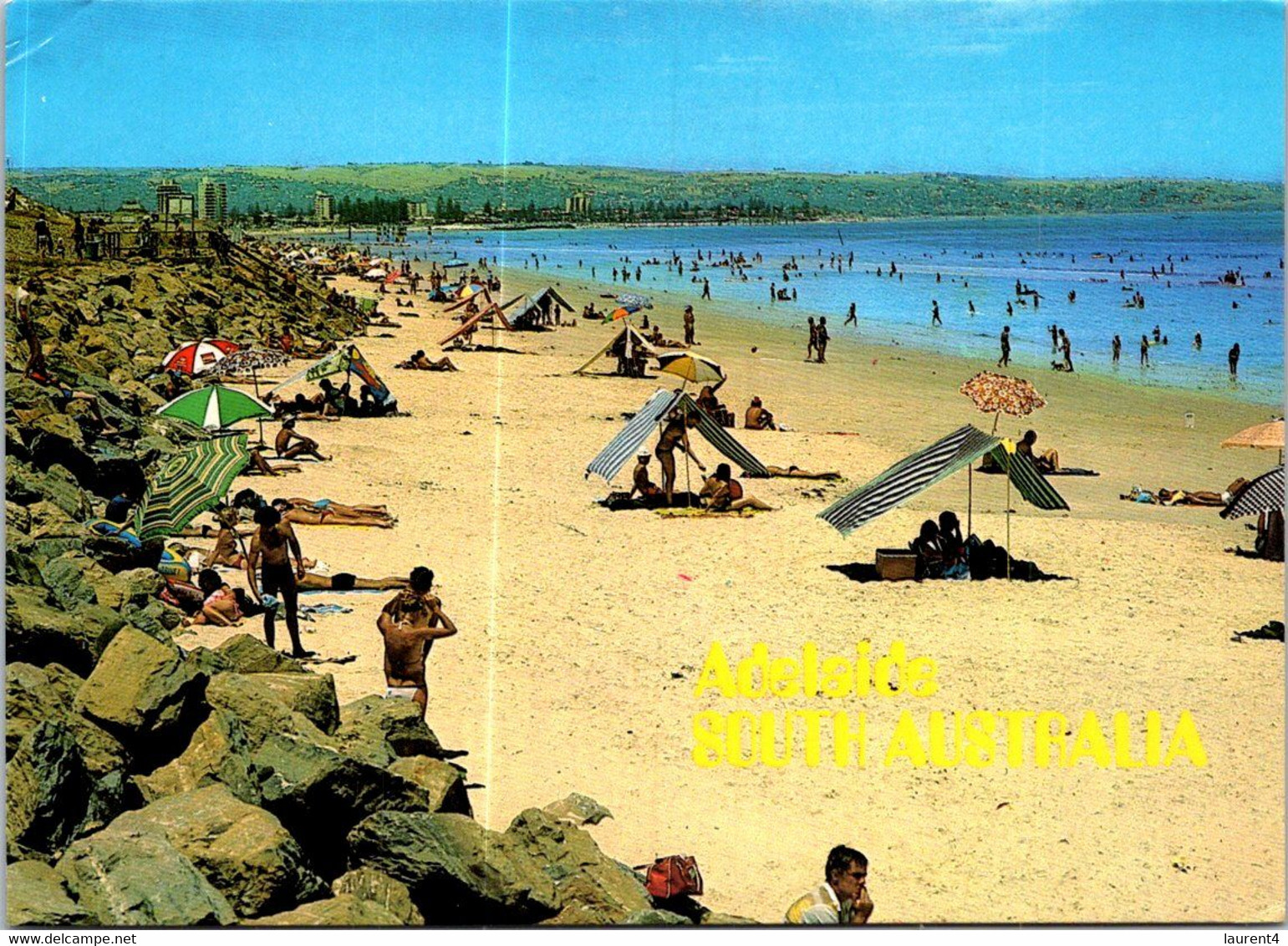 (3 F 20)  Australia - SA - Adelaide Beach (with Postage Label) - Adelaide