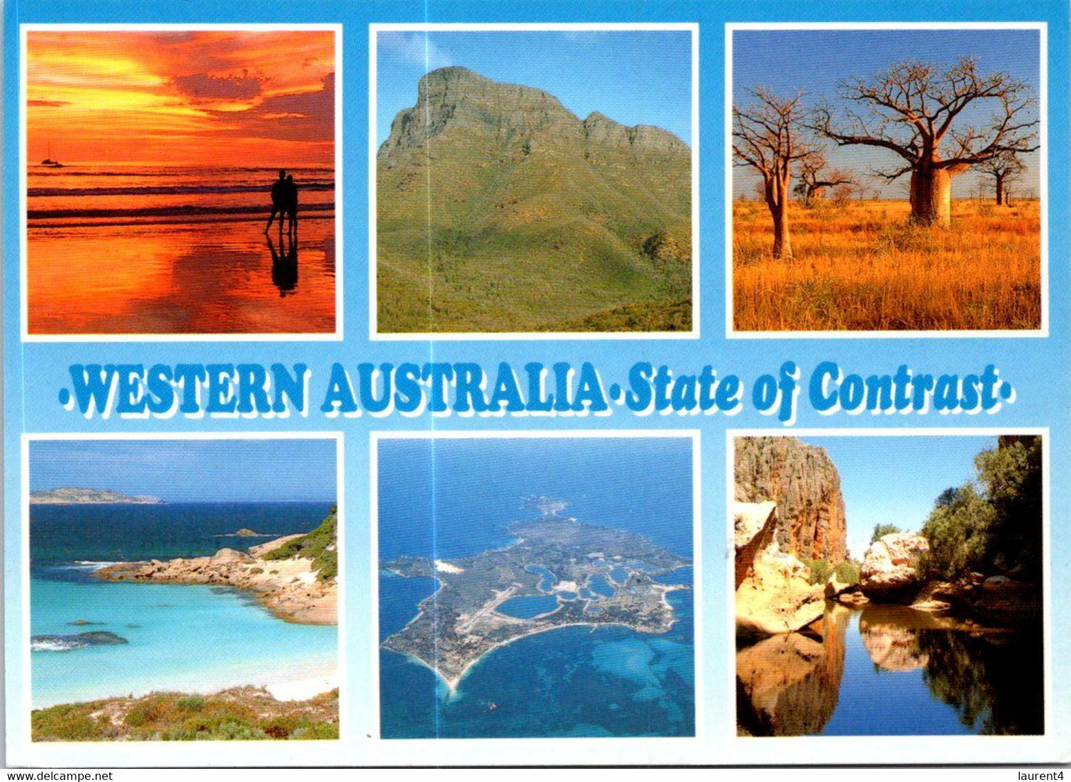 (3 F 20)  Australia - WA - 6 Views (koala Stamp) - Sonstige & Ohne Zuordnung