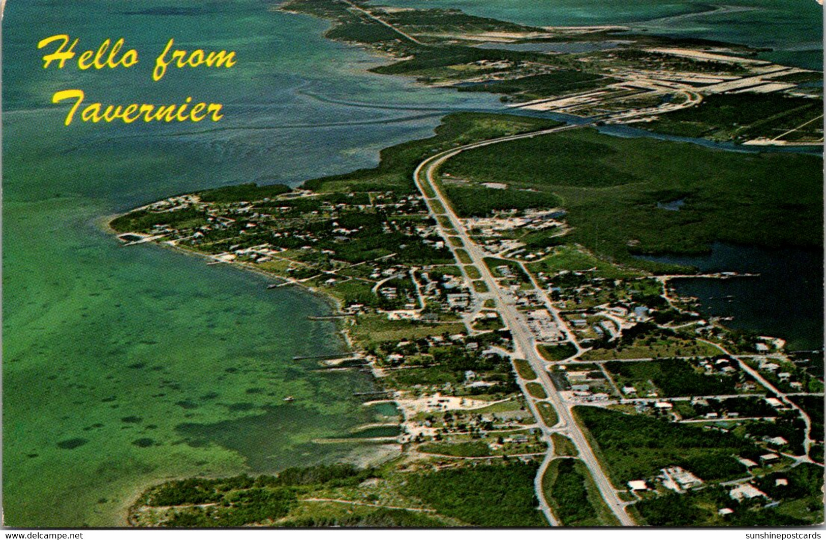 Florida Keys Aerial View Tavernier Looking North - Key West & The Keys