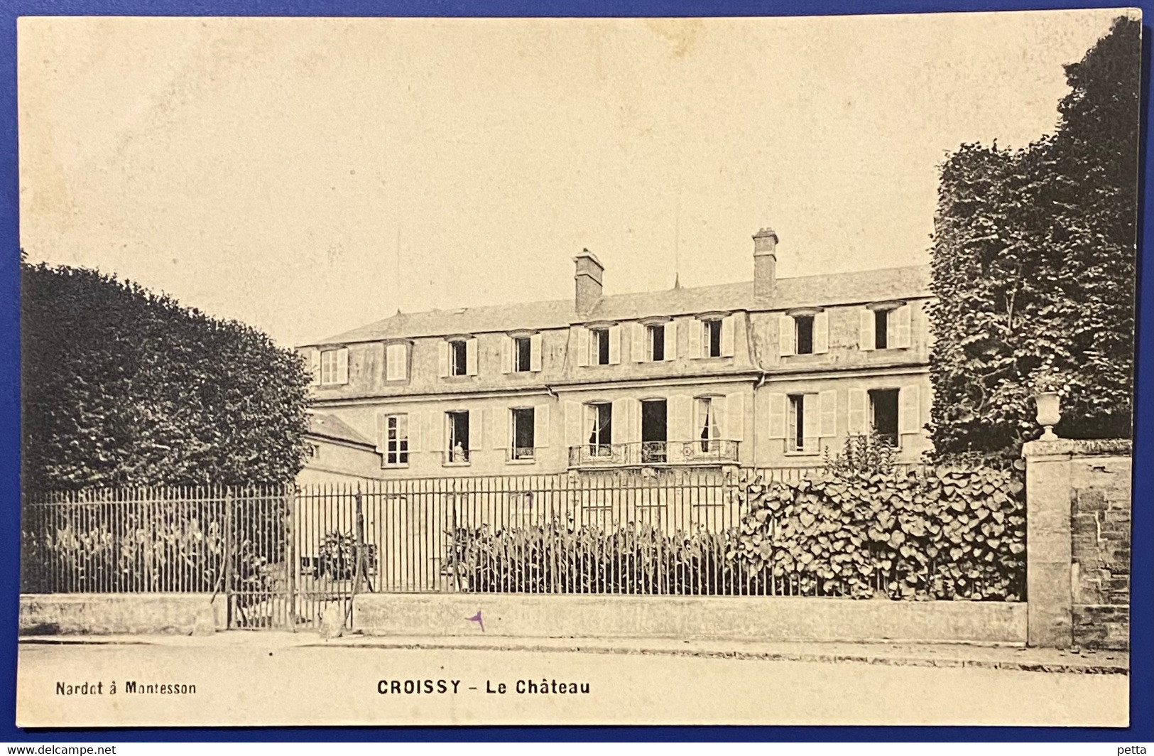 Carte Postale De Croissy (78) Le Château …… (057) ….. Vendu En L’état - Croissy-sur-Seine