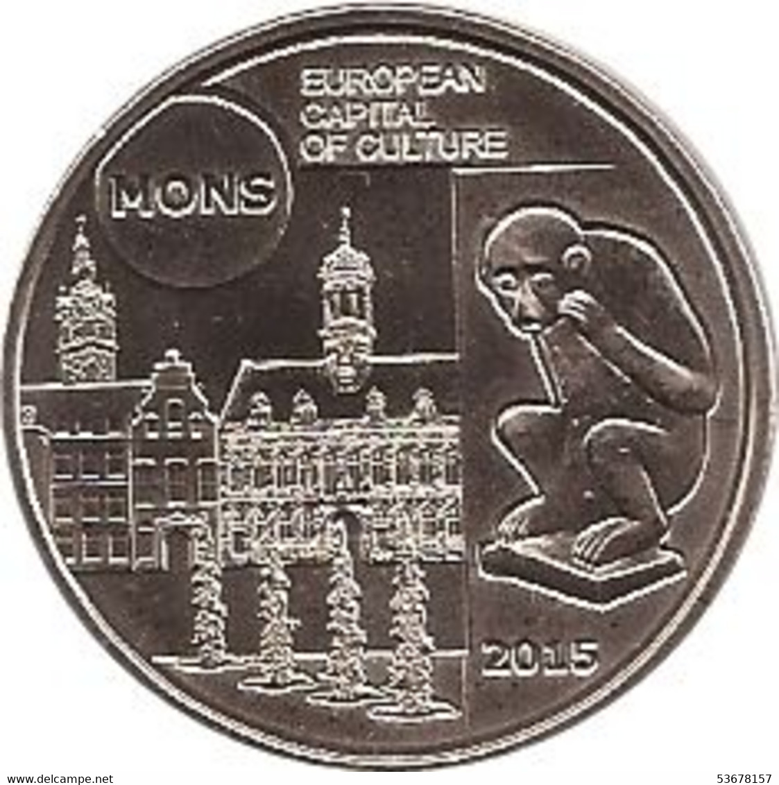 Belgium - 5 Euro, 2015 Mons - European Capital Of Culture, Unc - Collections