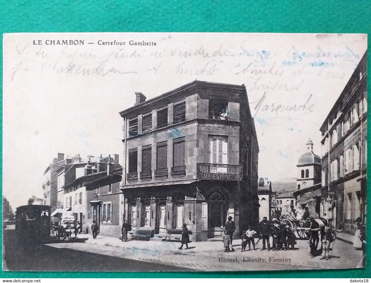 42  , Le Chambon , Le Carrefour Gambetta En 1905 - Le Chambon Feugerolles